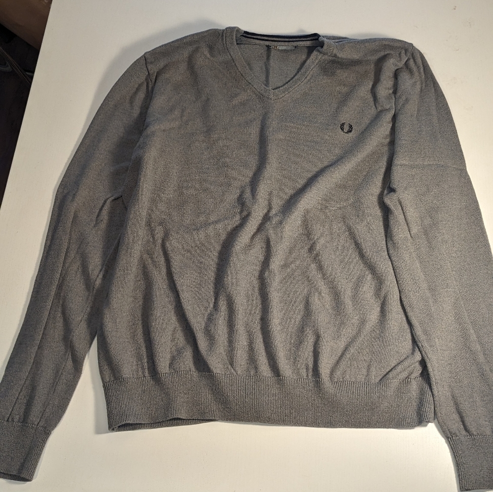 Fred Perry Gray Sweater